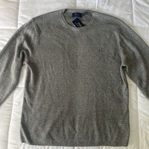Polo by Ralph Lauren Gray Crewneck Sweater